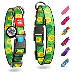 Avocado Nylon Dog Collar 12 - 19 inch Neck x 1 inch Wide Adjustable Dog Collar for Large Small Medium Dogs Breakaway Puppy Collars Boy & Girl Dog Avocado Nylon Dog Collar 12 - 19 inch Neck x 1 inch Wide Adjustable Dog Collar for Large Small Medium Dogs Breakaway Puppy Collars Boy & Girl Dog